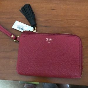 Brand new Fossil wallet! Cute tassel detail!